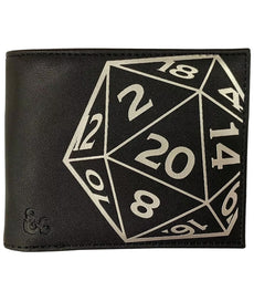 Dungeons and Dragons Black Faux Leather Wallet