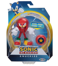 Sonic The Hedgehog Knuckles Figure, Plus Star Spring