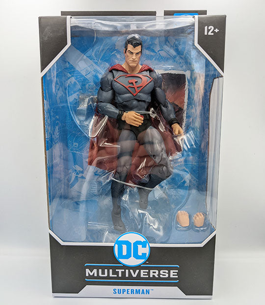 Mcfarlane toys dc multiverse red son superman