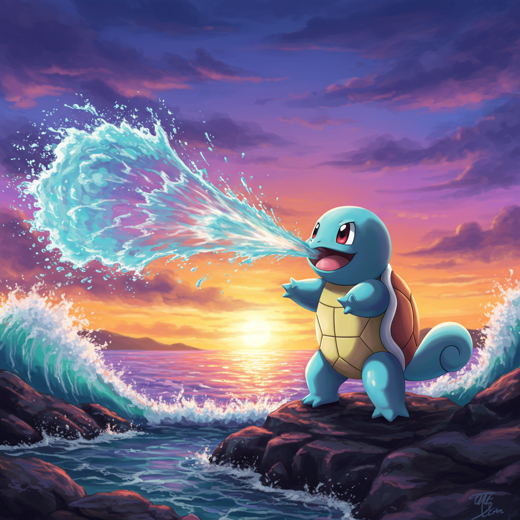 Can Squirtle learn hydro pump