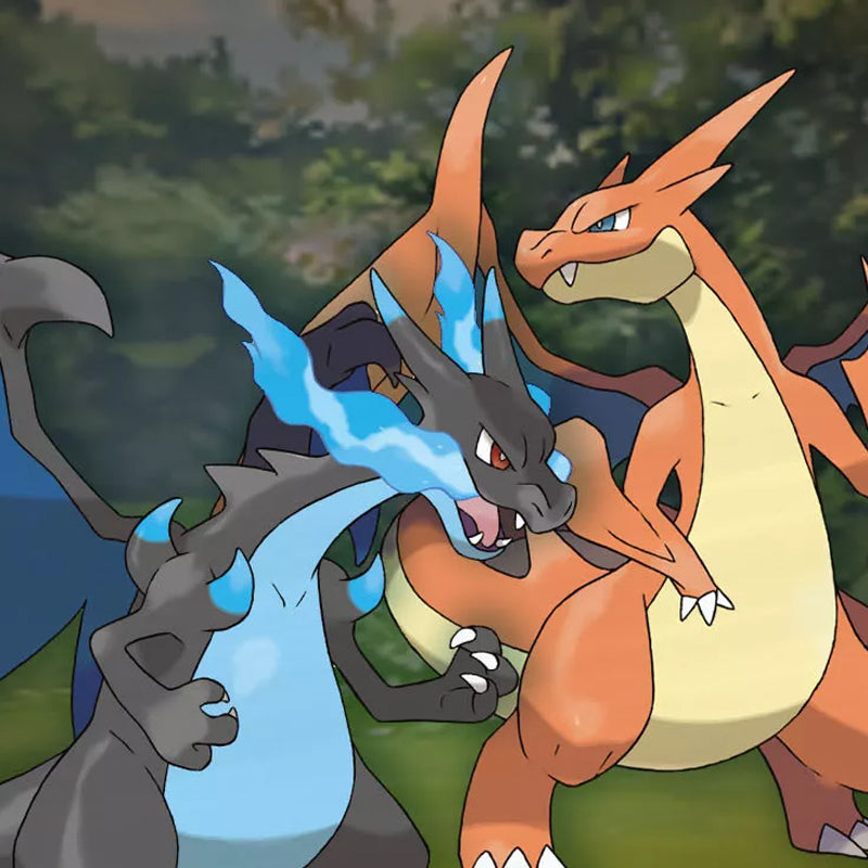 Who does charizard evolve into