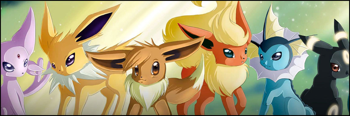 Eevee Pokemon in many of its forms