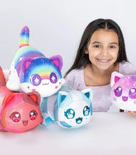 Load image into Gallery viewer, Girl wwith all 4 Aphmau MeeMeows Mystery 11&quot; Plush
