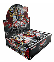 Yu-Gi-Oh Supreme Darkness Booster Box featuring new 