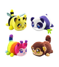 Load image into Gallery viewer, Aphmau MeeMeows Mystery 6 inch Plush Safari featuring Bee Cat, Panda Cat, Caterpillar Cat, and Monkey Cat.
