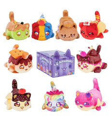 Aphmau Carnival Treats Litter 6 MeeMeows Mystery plush collection with colorful carnival-themed cat designs.