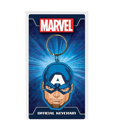Captain America Rubber Keychain