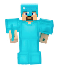 Load image into Gallery viewer, Heroes of Goo Jit Zu Minecraft - Steve With Diamond Armour And Sword
