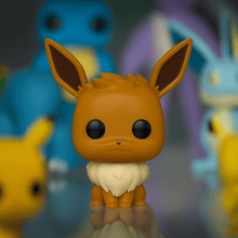 Load image into Gallery viewer, Eevee Pokemon POP! Vinyl Figure with playful pose and detailed design.
