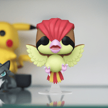 Load image into Gallery viewer, Pidgeotto Pokémon POP! Vinyl Figure with iconic features on display shelf.
