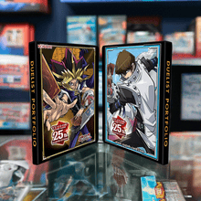 Load image into Gallery viewer, Yu-Gi-Oh! Yugi &amp; Kaiba 9-Pocket Duelist Portfolio, 25th anniversary edition.
