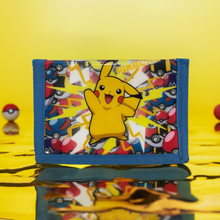 Load image into Gallery viewer, Pokemon Tri-fold Pikachu Lightning Strike Wallet
