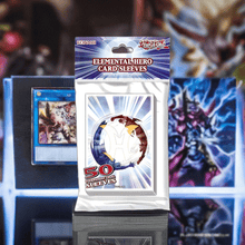 Load image into Gallery viewer, Yu-Gi-Oh! Elemental Hero Card Sleeves 50 Pack with vibrant artwork and durable protection.
