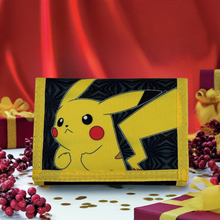 Load image into Gallery viewer, Pokemon Tri-fold Pikachu Wallet
