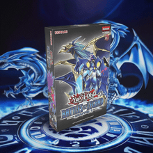 Load image into Gallery viewer, Yu-Gi-Oh! Battles of Legend Chapter 1 trading card set box with iconic dragon imagery in the background.
