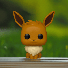 Load image into Gallery viewer, Eevee Pokemon POP! Vinyl Figure, detailed collectible with expressive eyes and fluffy fur.
