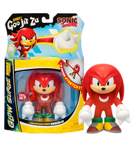 Load image into Gallery viewer, Goo Jit Zu Sonic Glow Surge - Knuckles figure with glow-in-the-dark feature.
