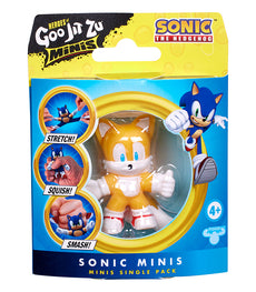 Goo Jit Zu Minis - Sonic The Hedgehog Tails stretchy toy in packaging.