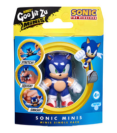 Goo Jit Zu Minis - Sonic The Hedgehog figure, stretchy and goo-filled toy in packaging.