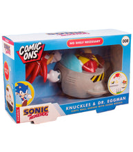 Load image into Gallery viewer, Sonic The Hedgehog Comic Ons - Knuckles and Dr Eggman Wall Heroes With Decals
