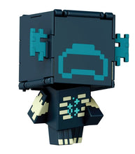 Load image into Gallery viewer, Minecraft Flippin&#39; Figs 2-in-1 Warden and Sculk Catalyst figure with pixelated design.
