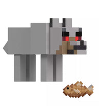 Load image into Gallery viewer, Minecraft 3.25-inch Action Figure - Hostile Wolf
