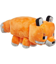 Load image into Gallery viewer, Minecraft 8&quot; Fox Plush toy, orange and white, high-quality materials, perfect for fans.
