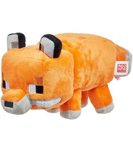 Load image into Gallery viewer, Minecraft 8&quot; Fox Plush toy with detailed design suitable for fans aged 3 and up.
