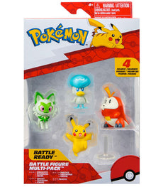 Pokemon Battle Figure - Pikachu, Fuecoco, Sprigatito, Quaxly
