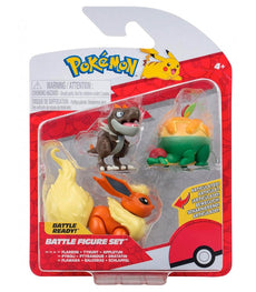 Pokemon Battle Figures - Flareon, Tyrunt and Appletun