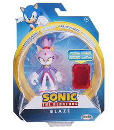 Sonic The Hedgehog Blaze Figure, Plus Sol Emerald