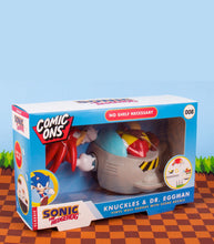 Load image into Gallery viewer, Sonic The Hedgehog Comic Ons - Knuckles and Dr Eggman Wall Heroes With Decals
