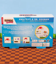 Load image into Gallery viewer, Sonic The Hedgehog Comic Ons Knuckles and Dr. Eggman wall decals packaging.
