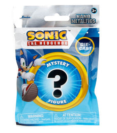 Sonic The Hedgehog Die Cast Metal Mystery Mini Figure Blind Bag packaging.