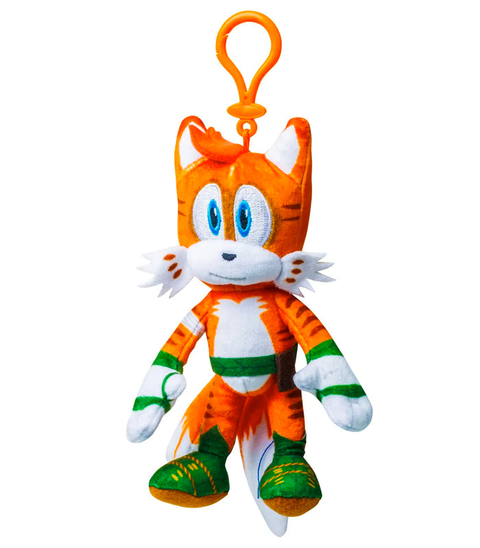 Sonic Prime Clip On Plush Keyring - Tails
