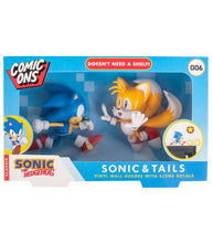 Load image into Gallery viewer, Sonic The Hedgehog Comic Ons - Sonic and Tails wall heroes set with decals in packaging.
