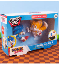 Load image into Gallery viewer, Sonic The Hedgehog Comic Ons - Sonic and Tails Wall Heroes With Decals
