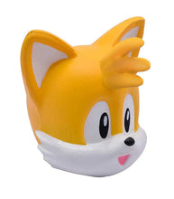 Load image into Gallery viewer, Sonic The Hedgehog Squishme Tails figure with soft, squishy texture.
