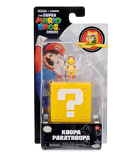 Load image into Gallery viewer, Super Mario Bros. Movie 3cm Koopa Paratroopa Mini Figure with Question Block
