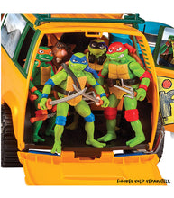 Load image into Gallery viewer, Teenage Mutant Ninja Turtles Movie Pizzafire Van open back door for access
