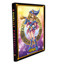 Load image into Gallery viewer, Yu-Gi-Oh! Dark Magician Girl 9-Pocket Duelist Portfolio with colorful artwork on cover.
