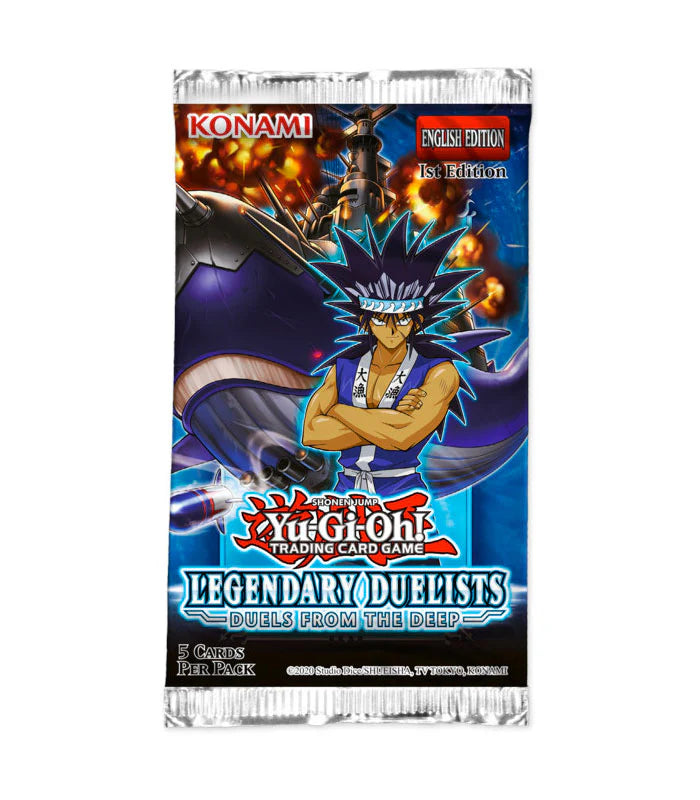 Yu-Gi-Oh! Legendary Duelists - Duels From The Deep Booster Pack featuring WATER monster strategies.