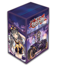 Load image into Gallery viewer, Yu-Gi-Oh! I:P Masquerena Deck Box with stunning artwork, designed to protect and organize cards securely.
