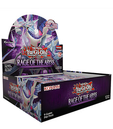 Yu-Gi-Oh! Rage of the Abyss Booster Box for collectors and duelists.