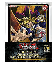 Load image into Gallery viewer, Yu-Gi-Oh! Yugi &amp; Kaiba Quarter Century 9-Pocket Duelist Portfolio
