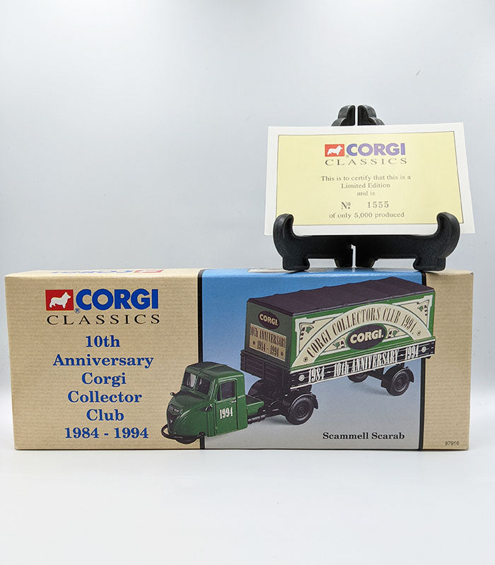 Corgi 10th Anniversarry Collector Club Scammell Scarab