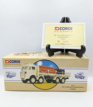 Load image into Gallery viewer, Corgi ERF Flatbed With Chains/Barrels Flowers
