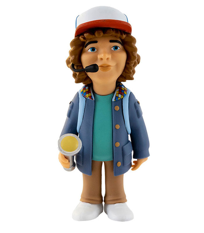 Stranger Things Dustin Minix Collectible Figure, 5-inch hyper-stylized vinyl toy.