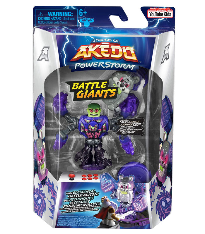 Legends of Akedo Power Storm Battle Giants Bucktooth