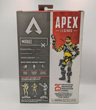 Load image into Gallery viewer, Apex Legends 6&quot; Action Figure - Mirage back of box
